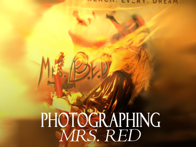 Photographing Mrs. Red