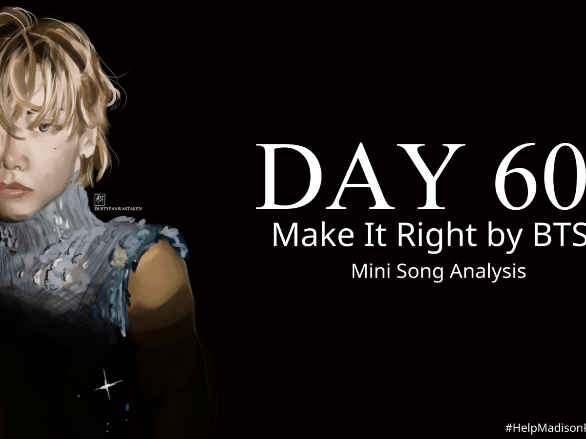 Make It Right by BTS Mini&nbsp;Analysis